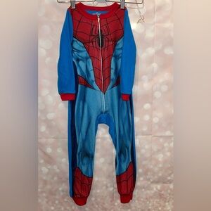 Marvel Red & Blue Spider-Man Suit Kids Pajama 4/5 Toddler Boy